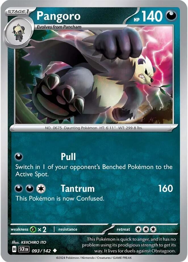 Pokemon Pangoro 93/142 Stellar Crown