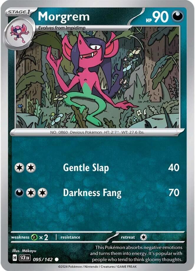 Pokemon Morgrem 95/142 Stellar Crown