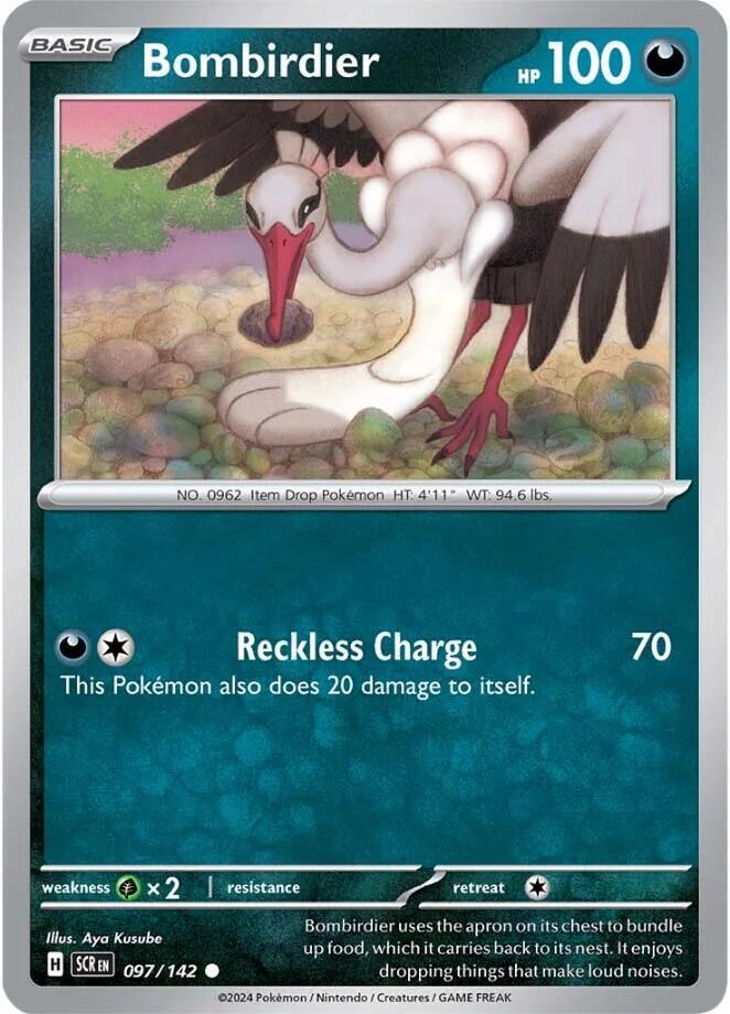 Pokemon Bombirdier 97/142 Stellar Crown