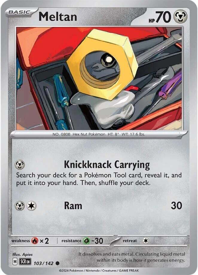 Pokemon Meltan 103/142 Stellar Crown