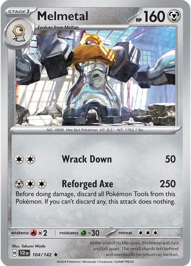 Pokemon Melmetal 104/142 Stellar Crown