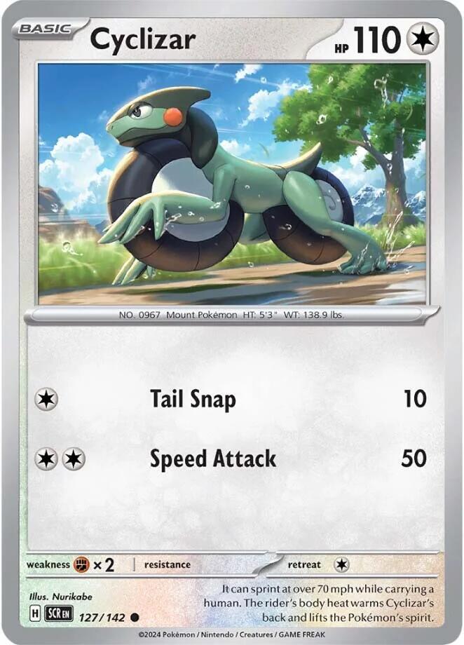 Pokemon Cyclizar 127/142 Stellar Crown
