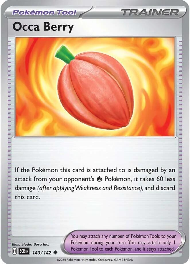 Pokemon Occa Berry 140/142 Stellar Crown