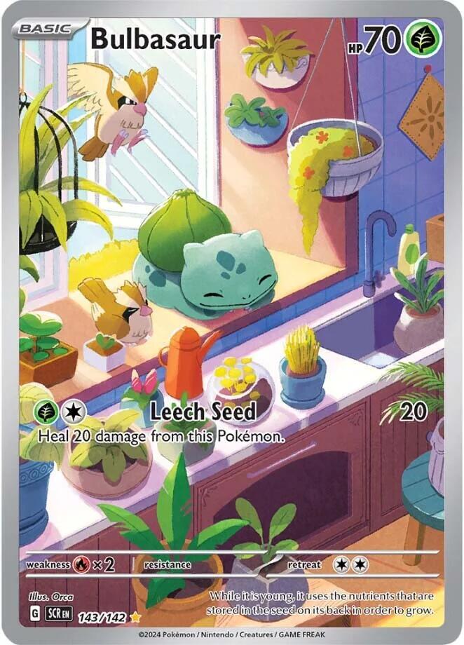 Pokemon Bulbasaur 143/142 Stellar Crown