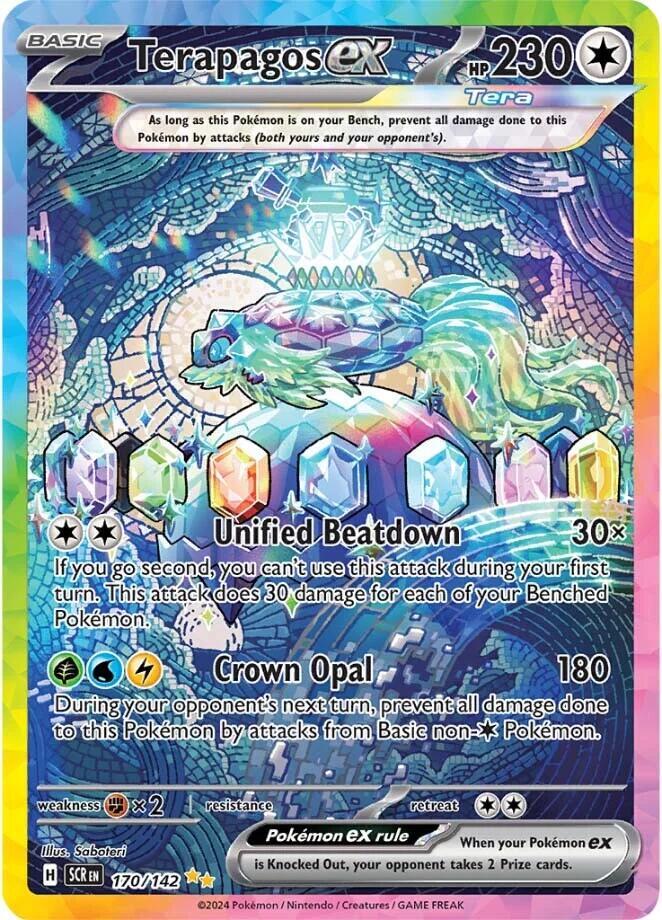 Pokemon Terapagos ex 170/142 Stellar Crown