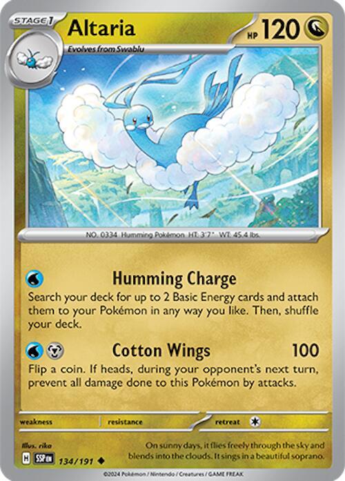 Pokemon Altaria 134/191 Surging Sparks