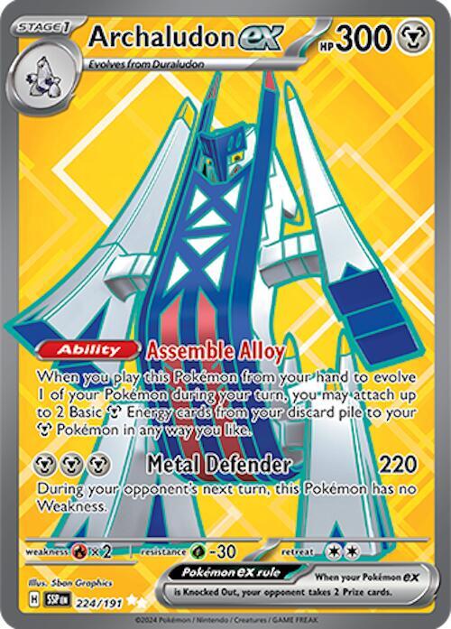 Pokemon Archaludon ex 224/191 Surging Sparks