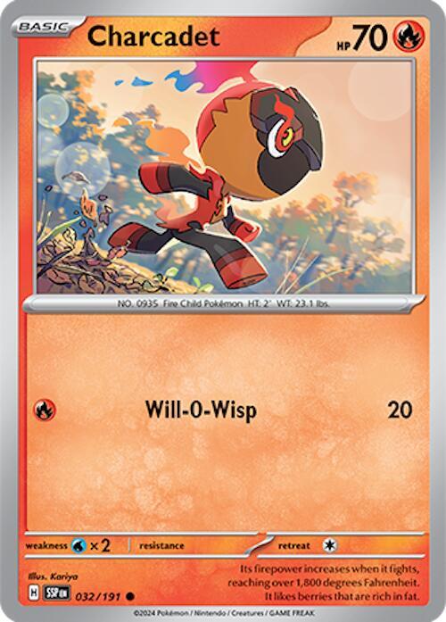 Pokemon Charcadet 32/191 Surging Sparks