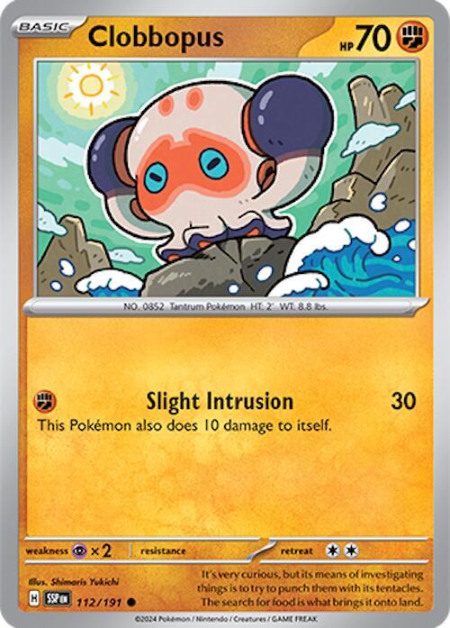 Pokemon Clobbopus 112/191 Surging Sparks
