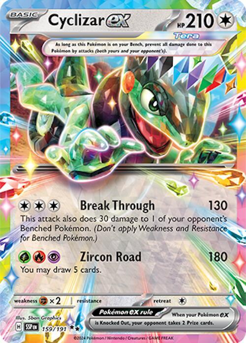 Pokemon Cyclizar ex 159/191 Surging Sparks