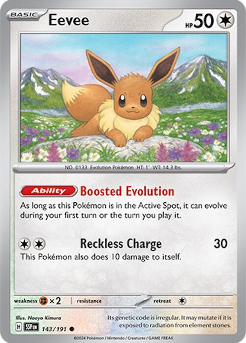 Pokemon Eevee 143/191 Surging Sparks