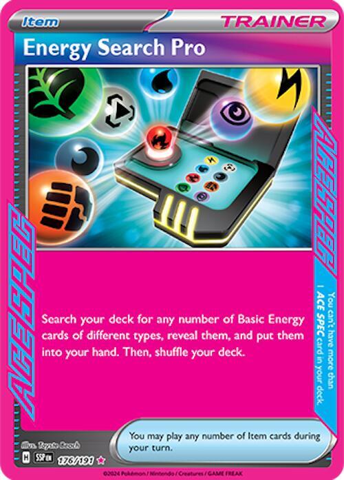 Pokemon Energy Search Pro 176/191 Surging Sparks