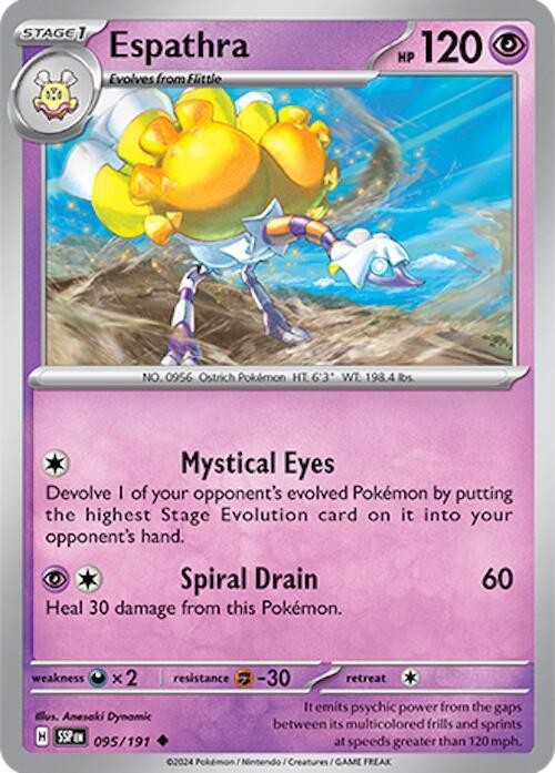 Pokemon Espathra 95/191 Surging Sparks