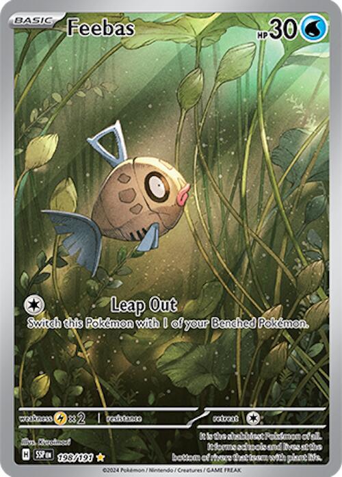 Pokemon Feebas 198/191 Surging Sparks