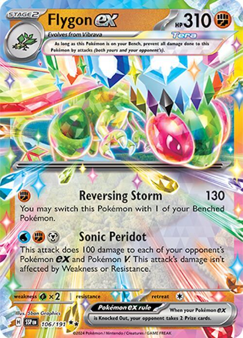 Pokemon Flygon ex 106/191 Surging Sparks