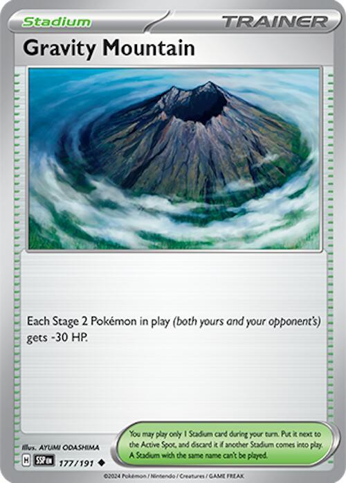 Pokemon Gravity Mountain 177/191 Surging Sparks