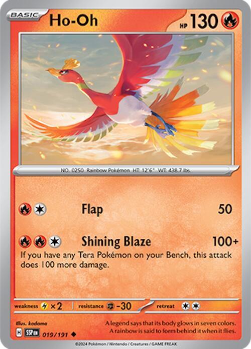 Pokemon Ho-Oh 19/191 Surging Sparks