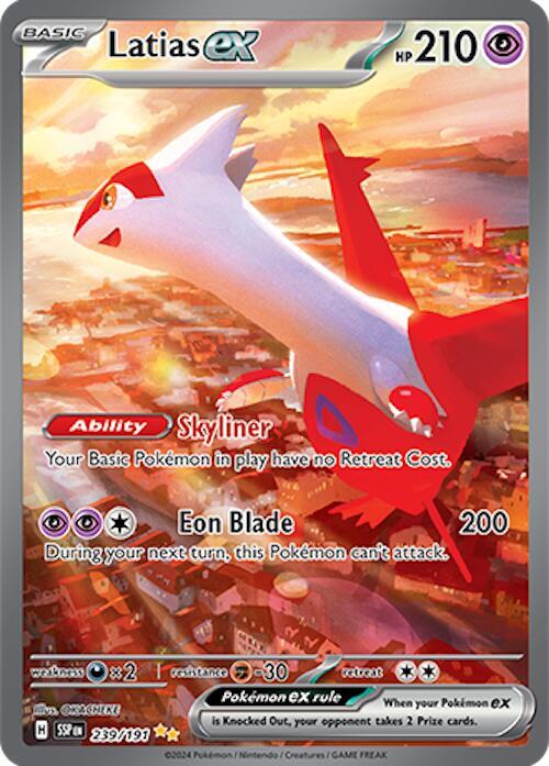 Pokemon Latias ex 239/191 Surging Sparks