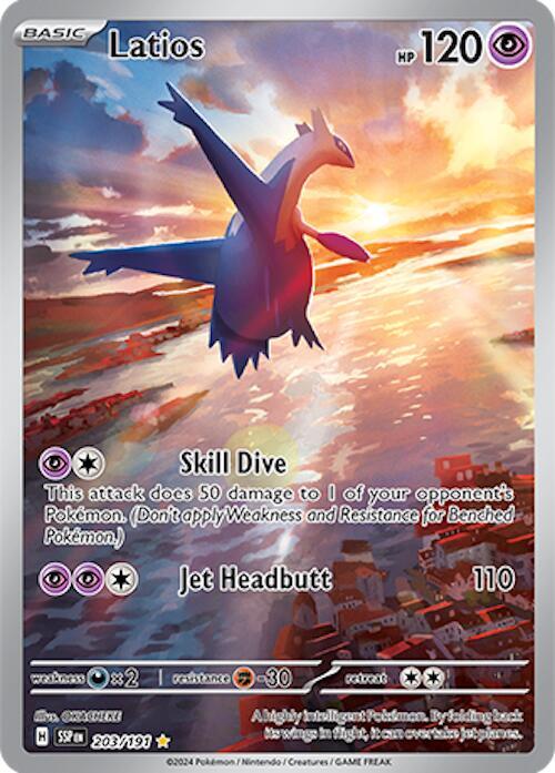 Pokemon Latios 203/191 Surging Sparks