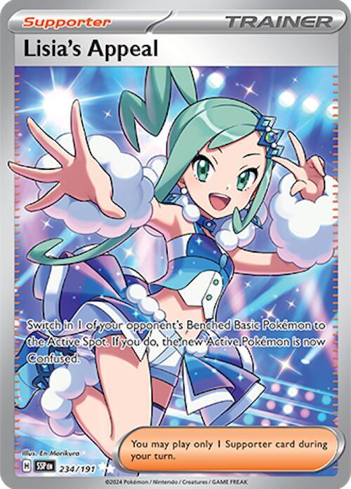 Pokemon Lisia's Appeal 234/191 Surging Sparks