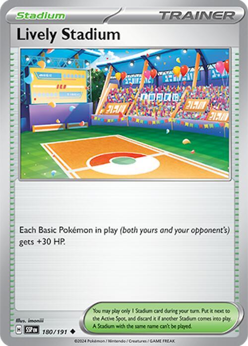 Pokemon Lively Stadium 180/191 Surging Sparks