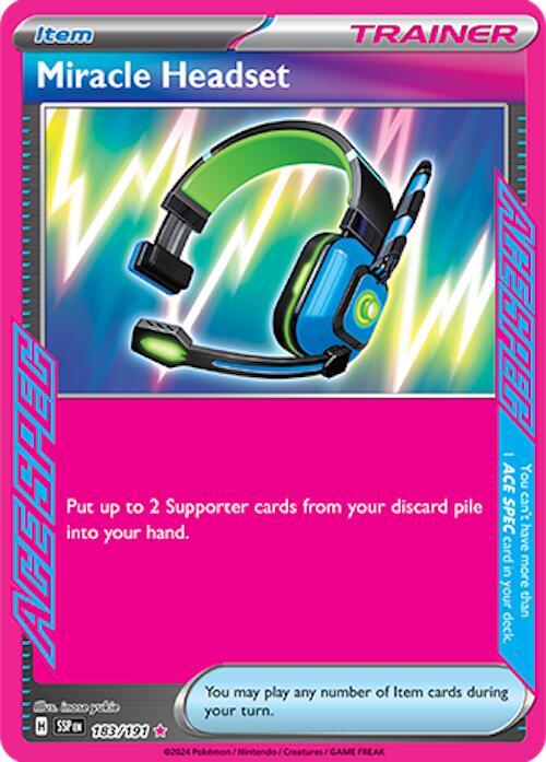 Pokemon Miracle Headset 183/191 Surging Sparks