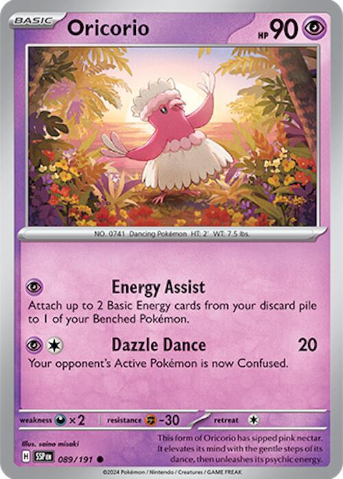 Pokemon Oricorio 89/191 Surging Sparks