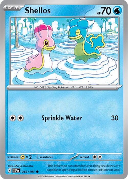 Pokemon Shellos 46/191 Surging Sparks