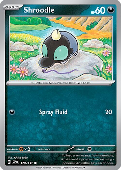 Pokemon Shroodle 120/191 Surging Sparks