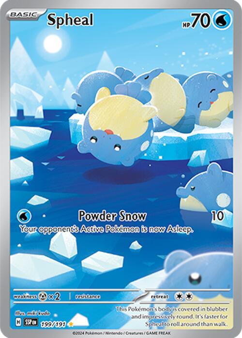 Pokemon Spheal 199/191 Surging Sparks