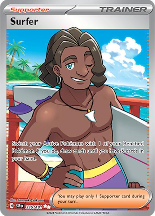 Pokemon Surfer 235/191 Surging Sparks