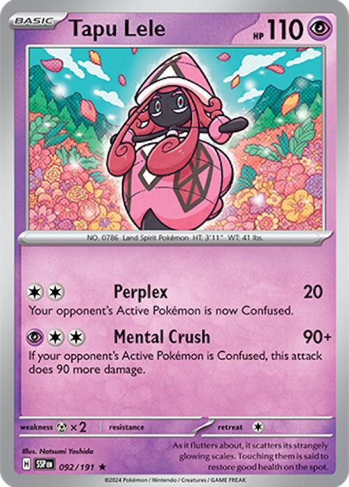 Pokemon Tapu Lele 92/191 Surging Sparks