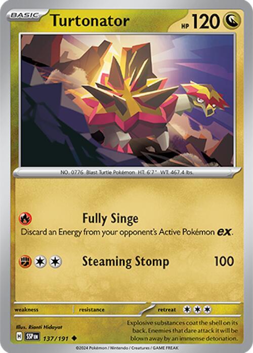 Pokemon Turtonator 137/191 Surging Sparks