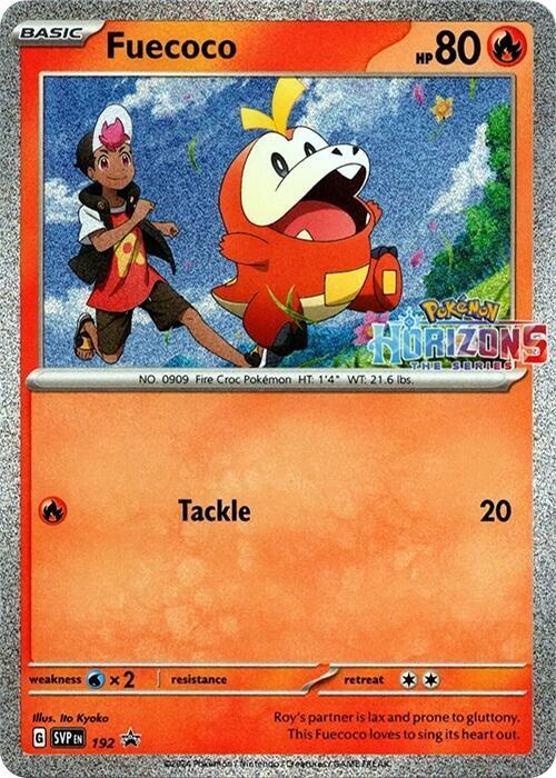 Pokemon Fuecoco 192 SVP Black Star Promos