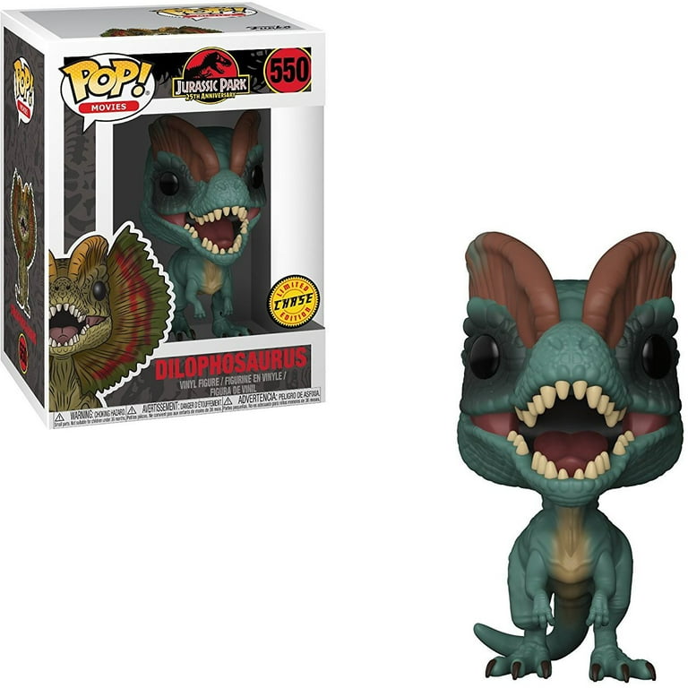 Funko Pop! Movies Jurassic Park 25th Anniversary Dilophosaurus #550 Chase Limited Edition