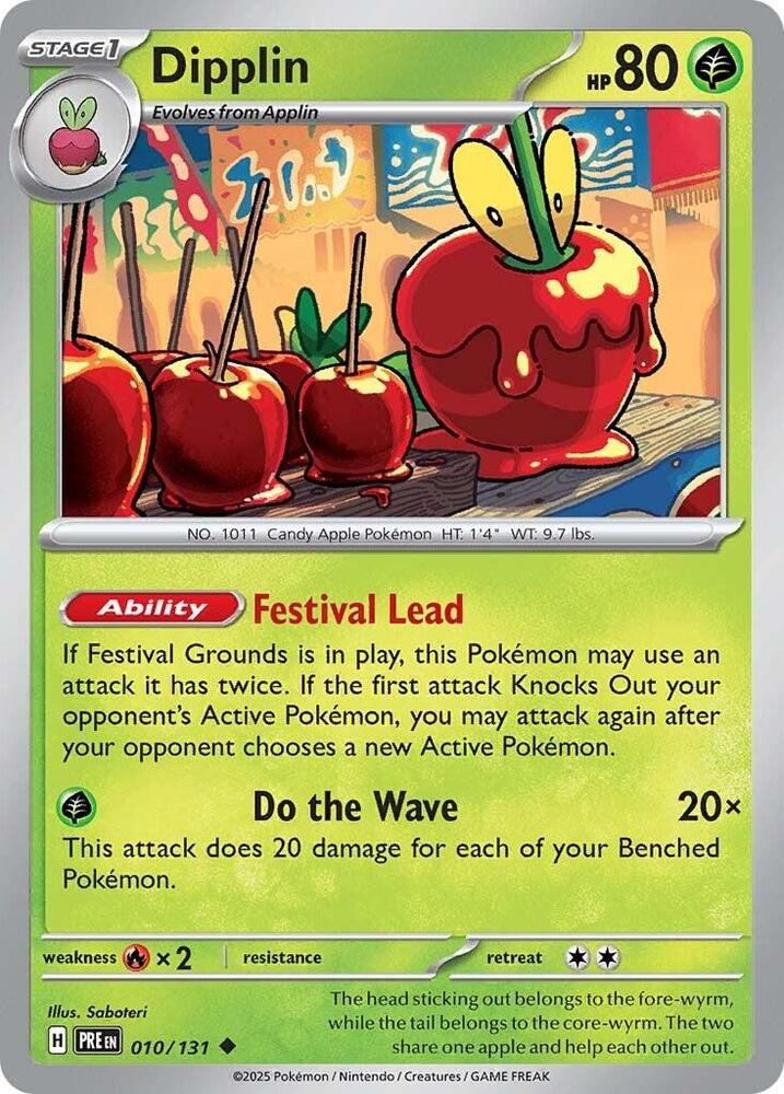 Pokemon Dipplin 10/131 Prismatic Evolutions