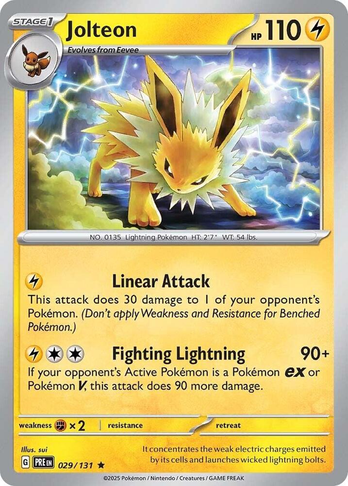Pokemon Jolteon 29/131 Prismatic Evolutions