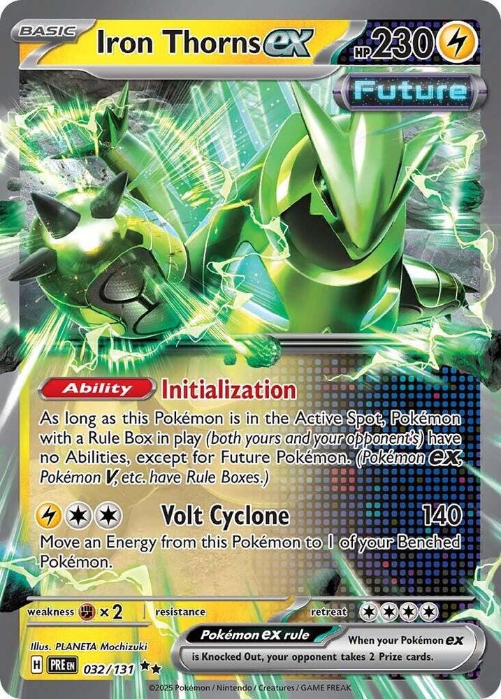 Pokemon Iron Thorns ex 32/131 Prismatic Evolutions