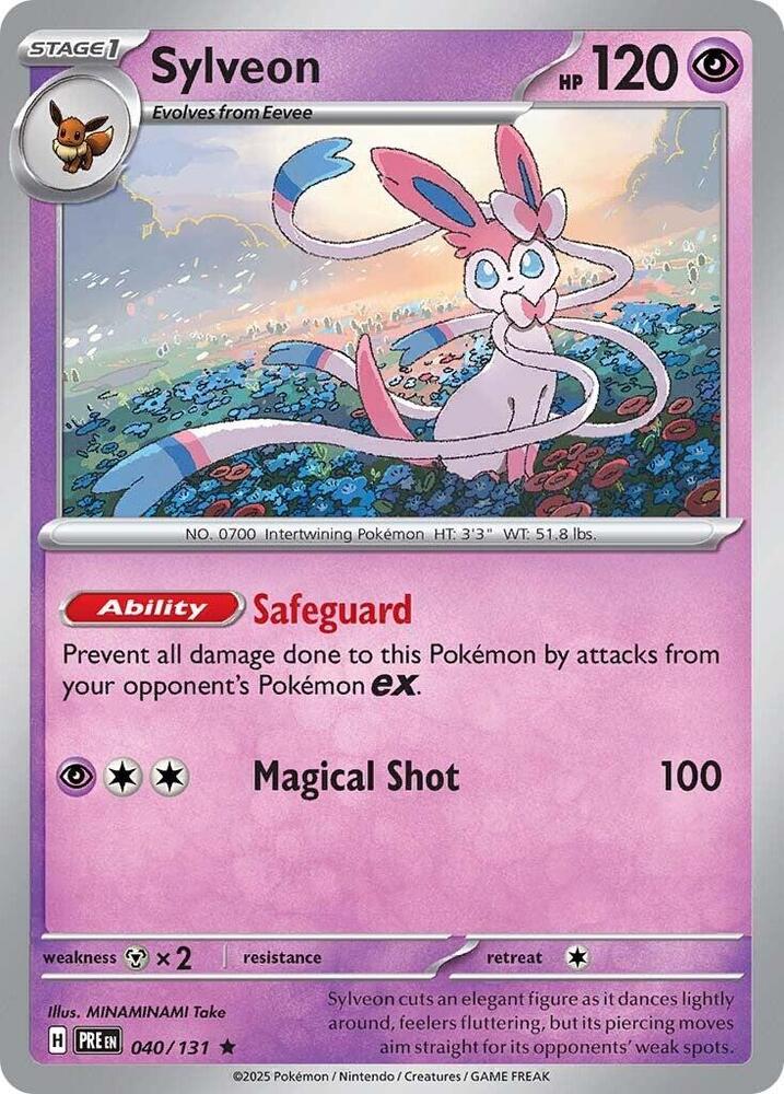 Pokemon Sylveon 40/131 Prismatic Evolutions