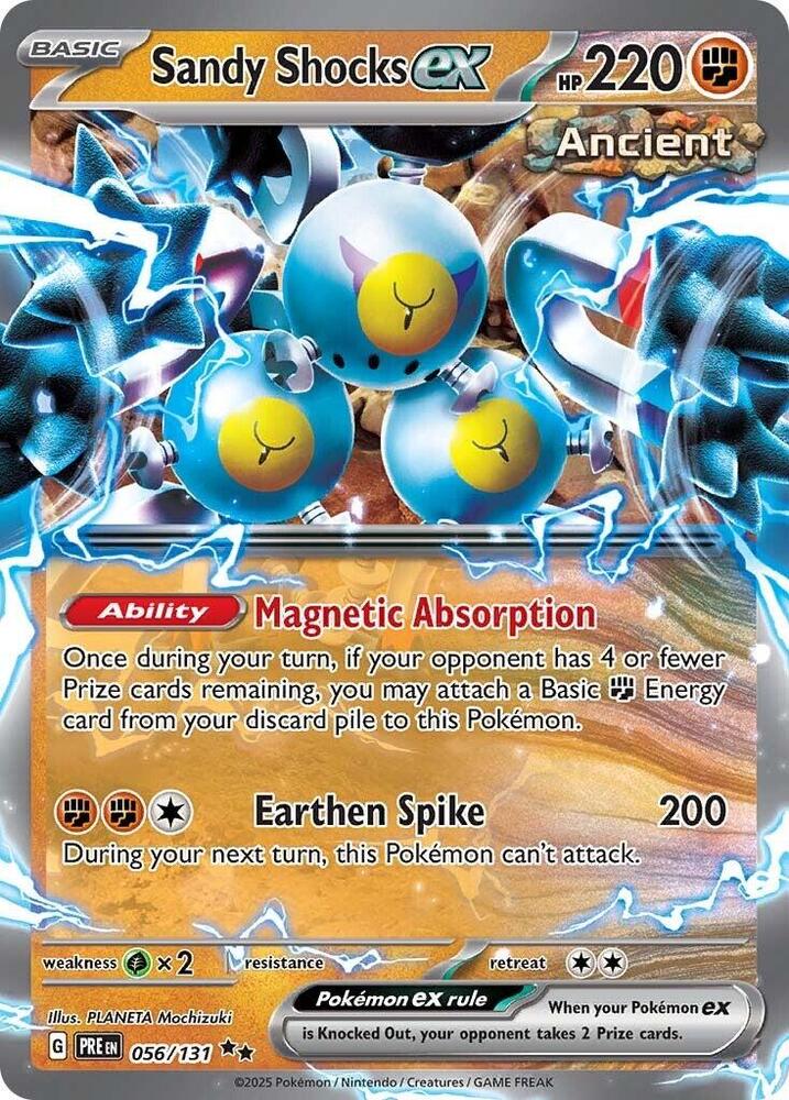 Pokemon Sandy Shocks ex 56/131 Prismatic Evolutions