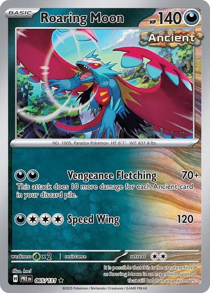 Pokemon Roaring Moon 65/131 Prismatic Evolutions
