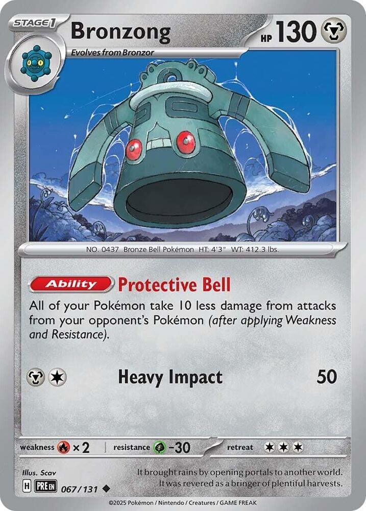 Pokemon Bronzong 67/131 Prismatic Evolutions