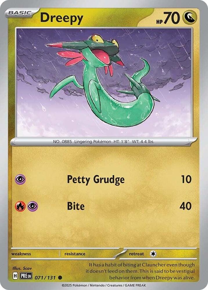 Pokemon Dreepy 71/131 Prismatic Evolutions
