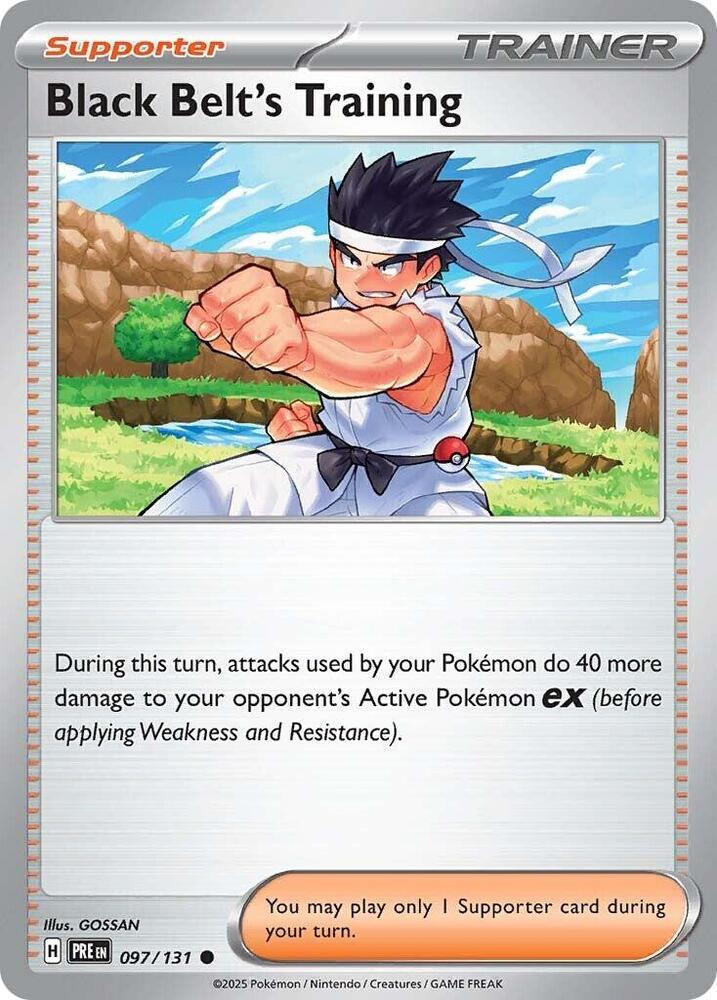 Pokemon Black Belt's Training 97/131 Prismatic Evolutions
