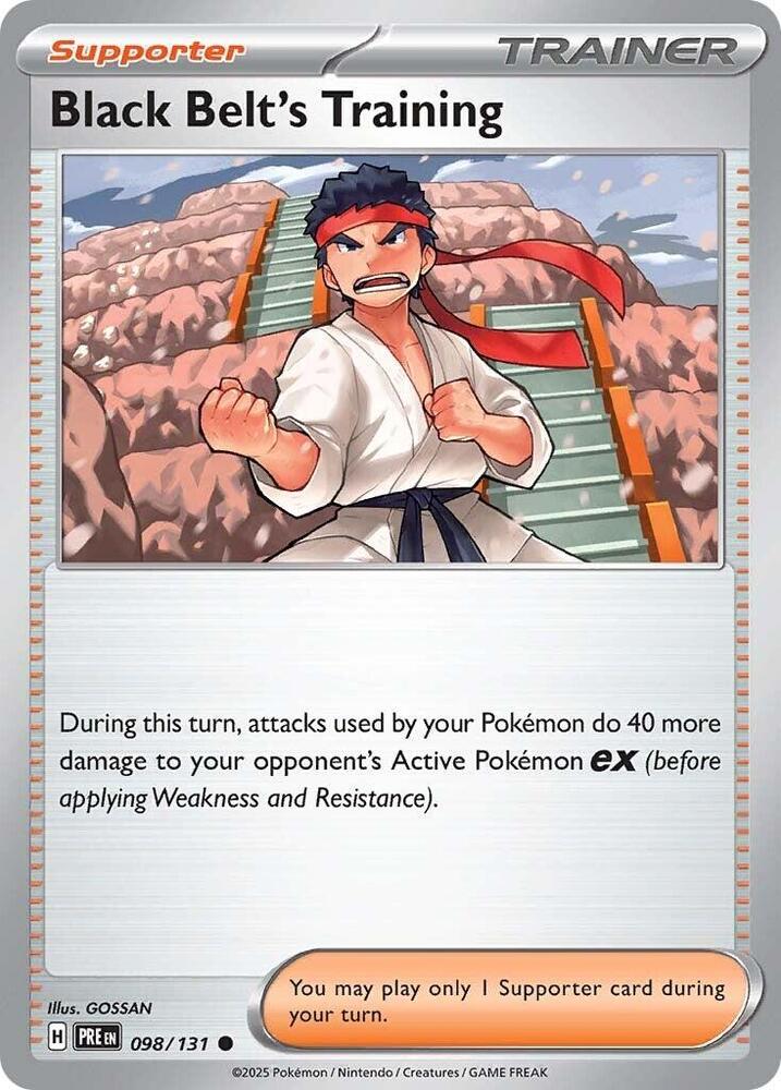 Pokemon Black Belt's Training 98/131 Prismatic Evolutions