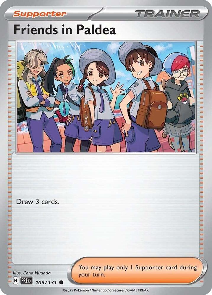 Pokemon Friends in Paldea 109/131 Prismatic Evolutions