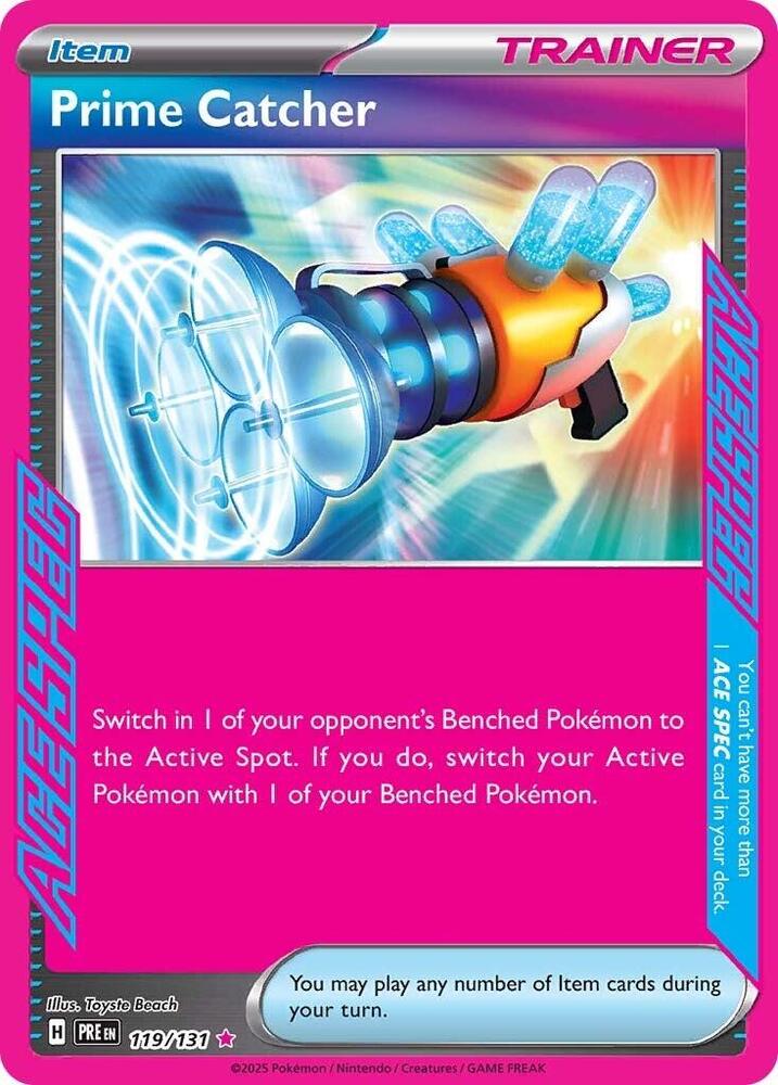 Pokemon Prime Catcher 119/131 Prismatic Evolutions
