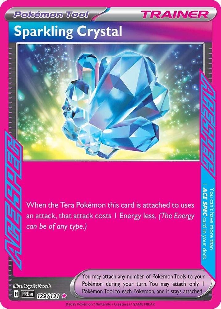 Pokemon Sparkling Crystal 129/131 Prismatic Evolutions