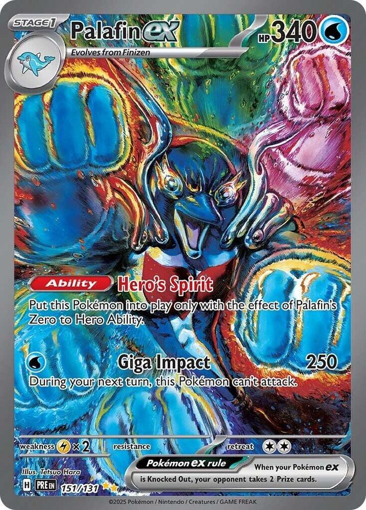 Pokemon Palafin ex 151/131 Prismatic Evolutions