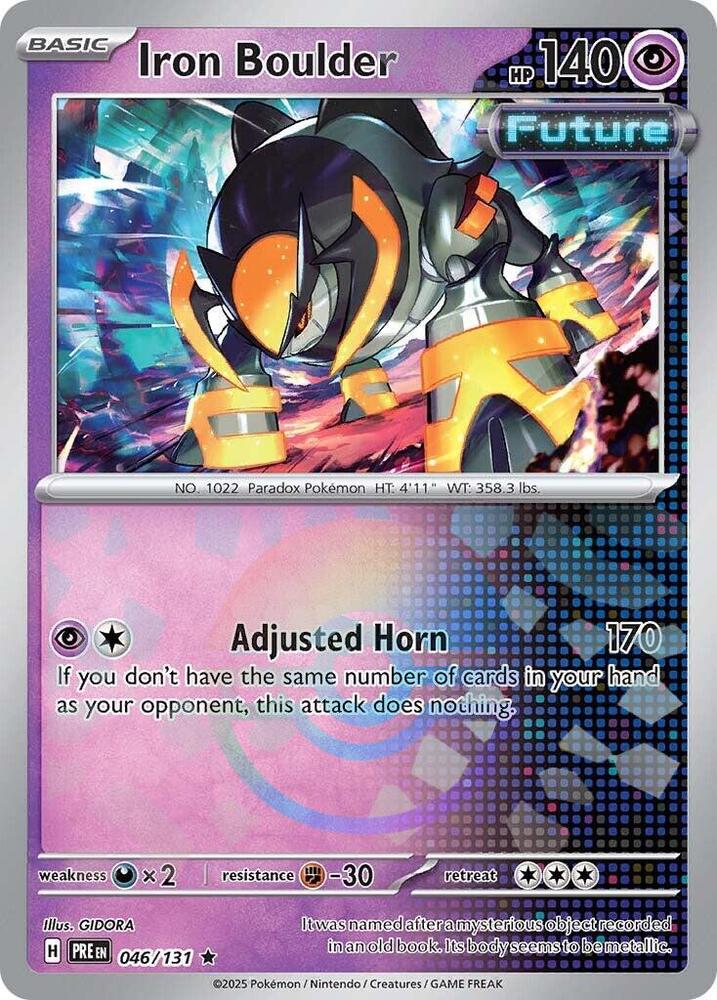 Pokemon Iron Boulder (Poké Ball) 46/131 Prismatic Evolutions